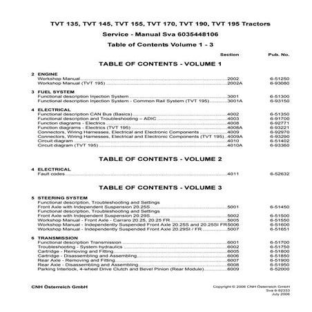 New holland tvt155 tractor service repair manual