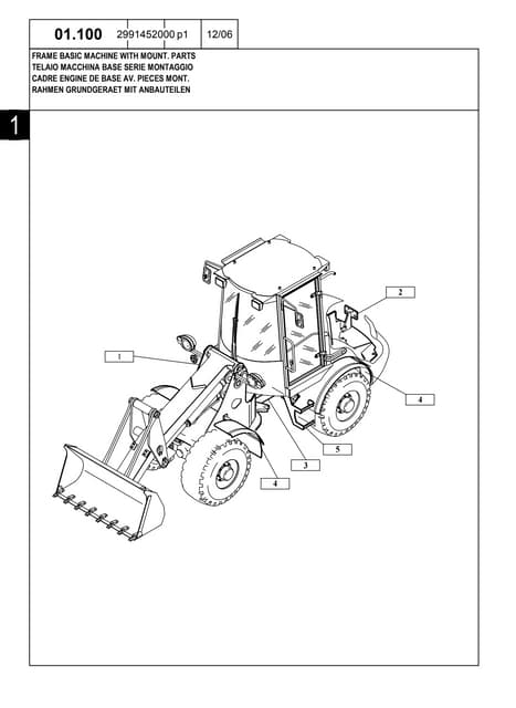 New holland w80 tc compact wheel loader parts catalogue manual instant  download