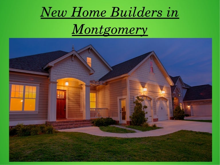Admirable New Home Builders In Montgomery, AL