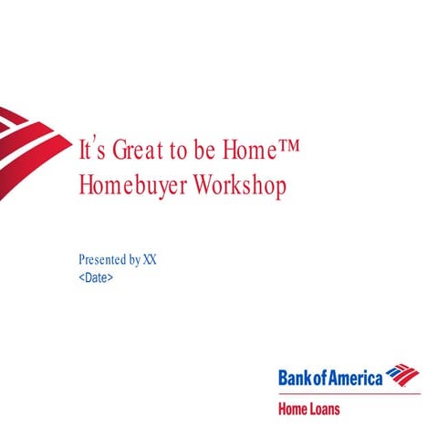 First Time Home Buyer Seminar | PPT