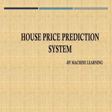 A Software use for predicting house price