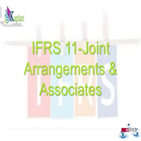 New ifrs 11 joint arrangements &amp;  associates