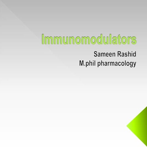 Immunomodulators
