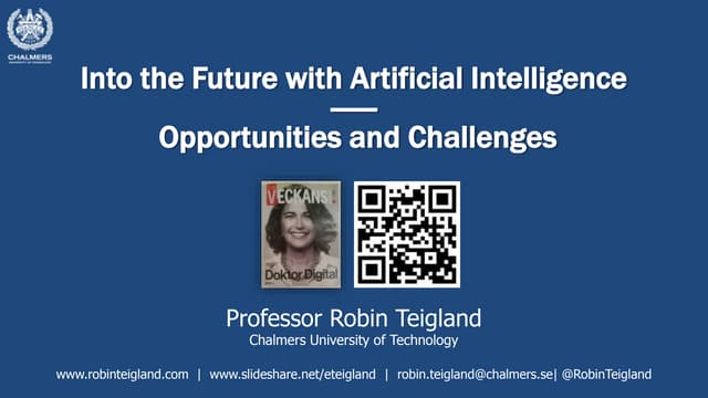 Into the Future with Artificial Intelligence: Opportunities and Challenges