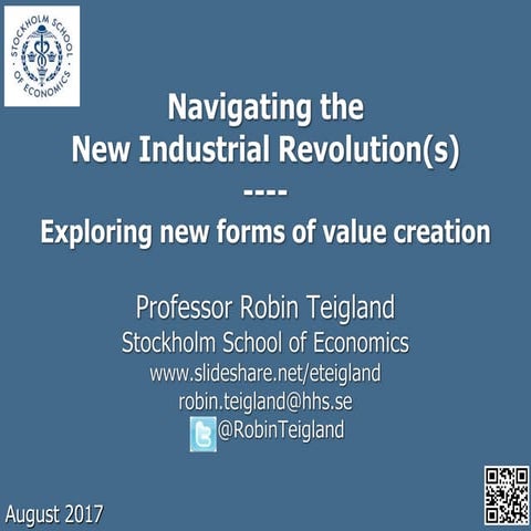 Navigating the New Industrial Revolution - Exploring New Forms of Value Creation
