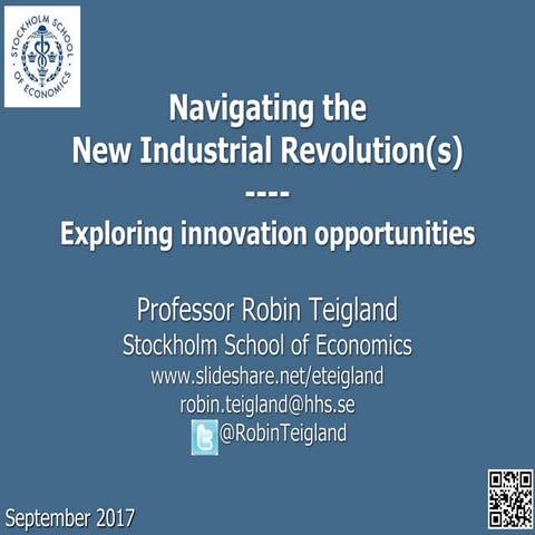 New Industrial Revolution and Innovation Opportunities