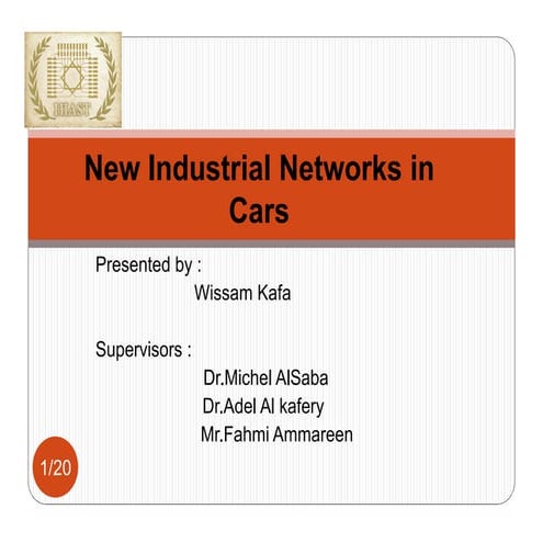 New industrial networks in cars 