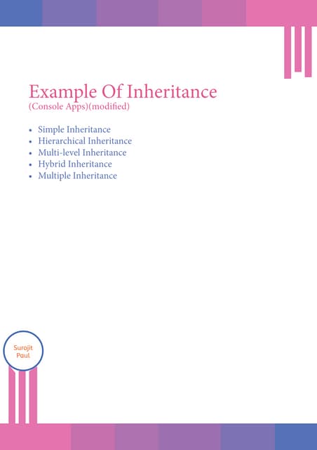 New inheritance