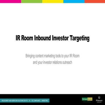 What Makes Great IR? | PPSX