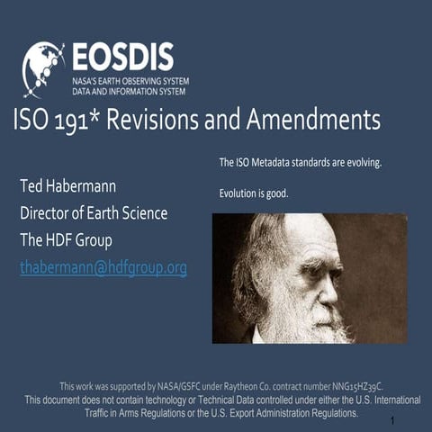 New ISO Geospatial Metadata Capabilities