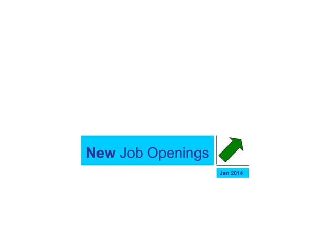 New Jobs [Jan 2014]
