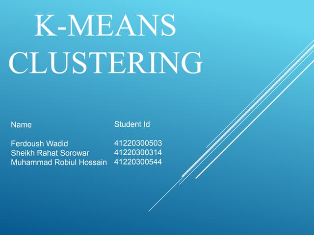 k-mean-clustering(k-means clustering).pptx