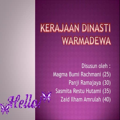 kerajaan dinasti warmadewa