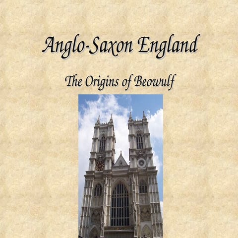 Anglo Saxon History