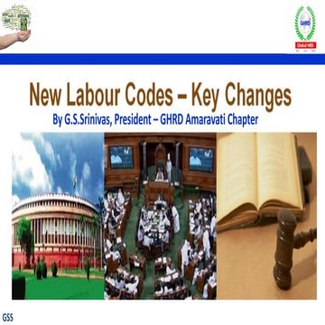 New Labour Codes - Key Notes-GSS labour codes