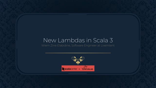 New lambdas