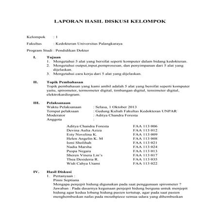 New!!! laporan hasil diskusi kelompok