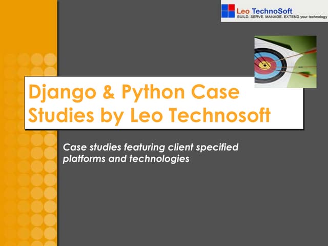   Django & Python Case Studies