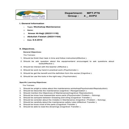 Session plan | DOCX
