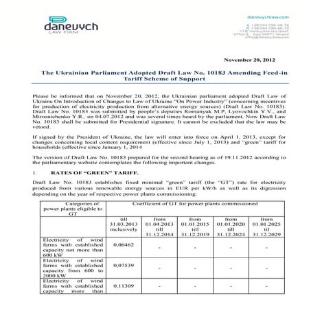 Newletter draft law 10183 adopted eng