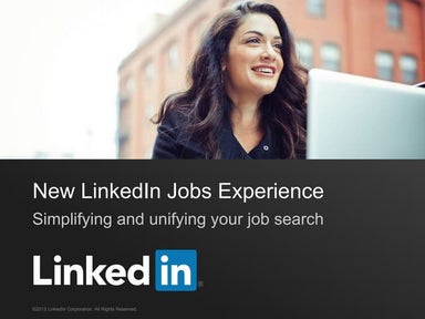 New LinkedIn Jobs Page