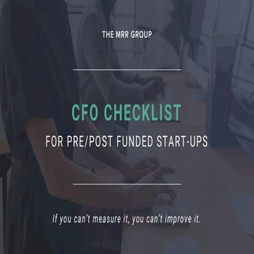 CFO Insights-Newly funded CEO's and CEO's seeking funding | PPT