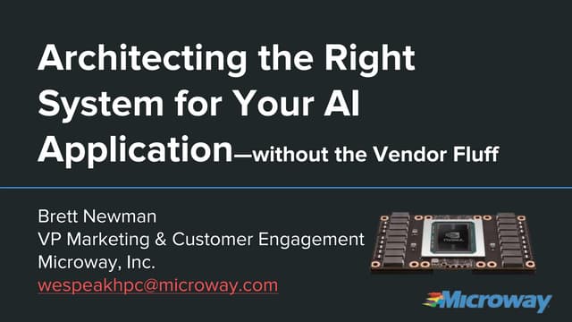 Architecting the Right System for Your AI Application—without the Vendor Fluff
