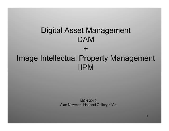 Newman, DAM + Image Intellectual Property Management