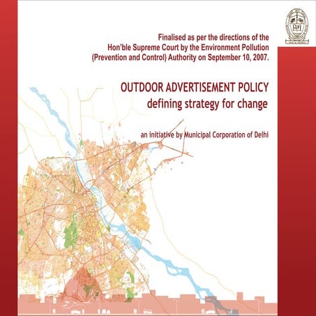 MCD Outdoor Advertisement Policy