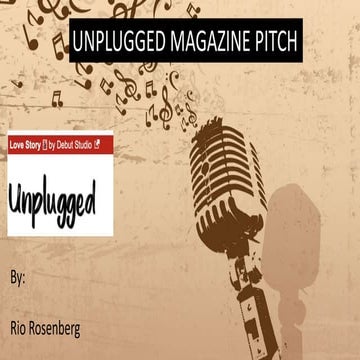 Unit 21 Pitch | PPTX