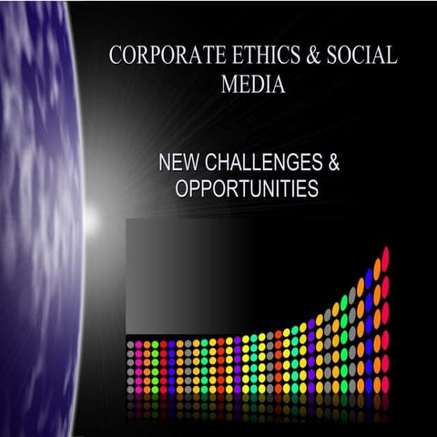 New Media and Corporate Reputation Management