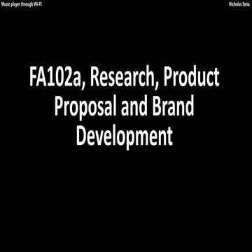 New media design - music player without the web