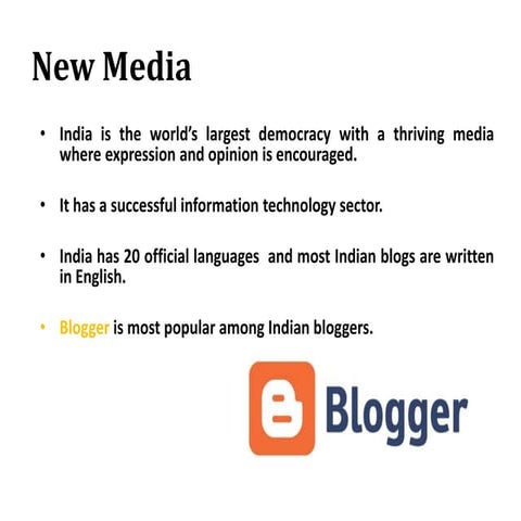 New media in india