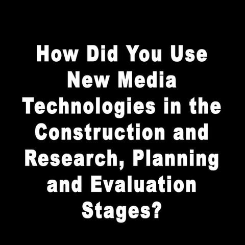 New Media technologies