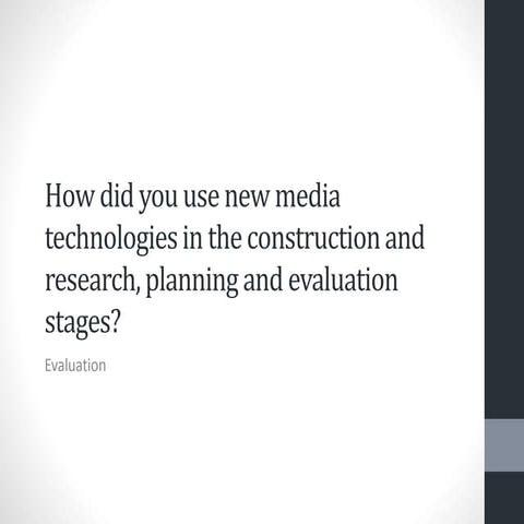 New Media Technologies