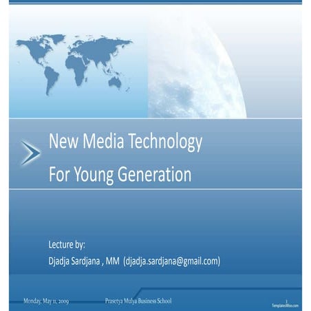 Prasetya Mulya Lecture: New Media Technology