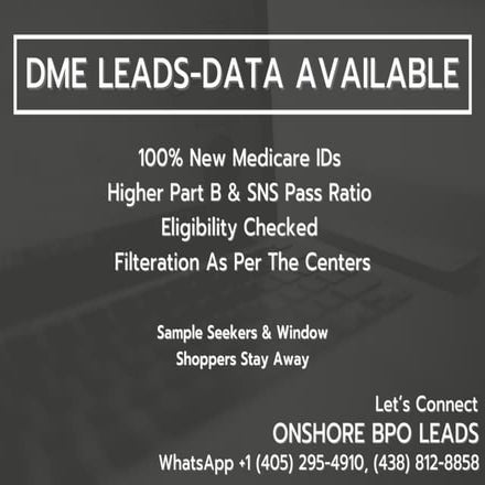 DME Leads | PDF