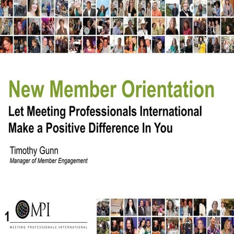 MPI Global New Member Orientation