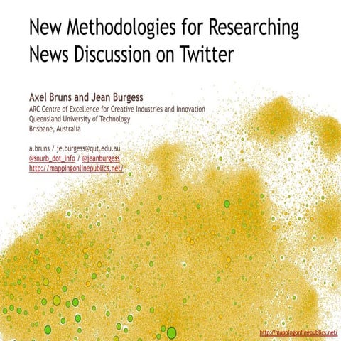 New Methodologies for Researching News Discussion on Twitter