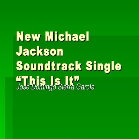 New Michael Jackson Soundtrack Single