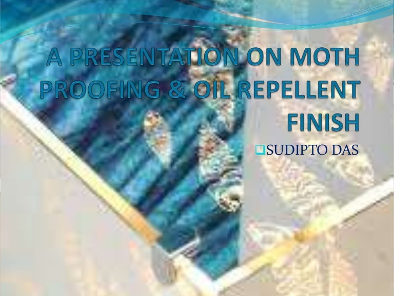 moth proofing of textile material