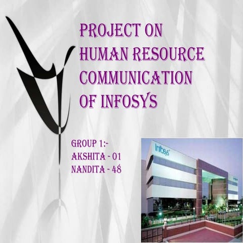 HR Communication In Infosys
