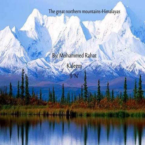 the northern mountains-himalayas