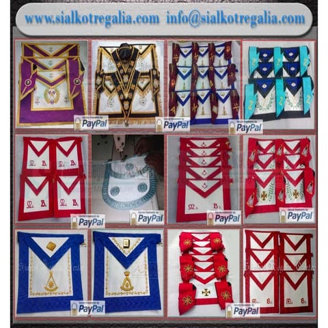French rite Traditional Master Mason Apron | PPTX
