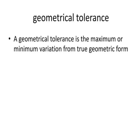 New microsoft office power point presentationgeometrical tolerance
