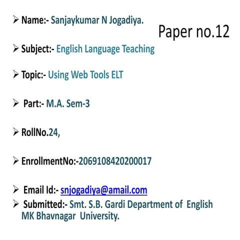 English Language Teaching-1