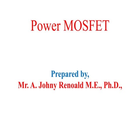 Power MOSFET