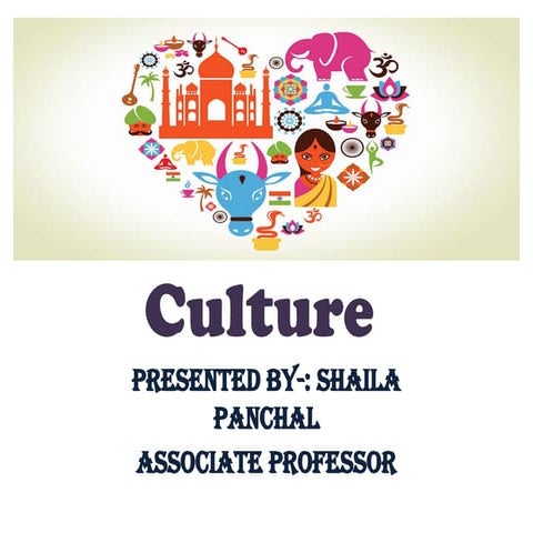 Culture PPT for GNM, B.Sc Nursing Students