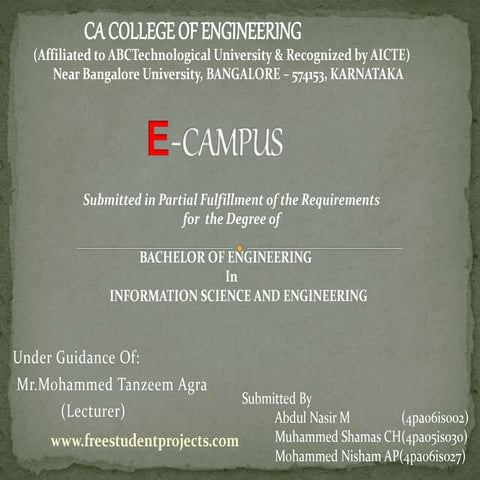 Campus Management System