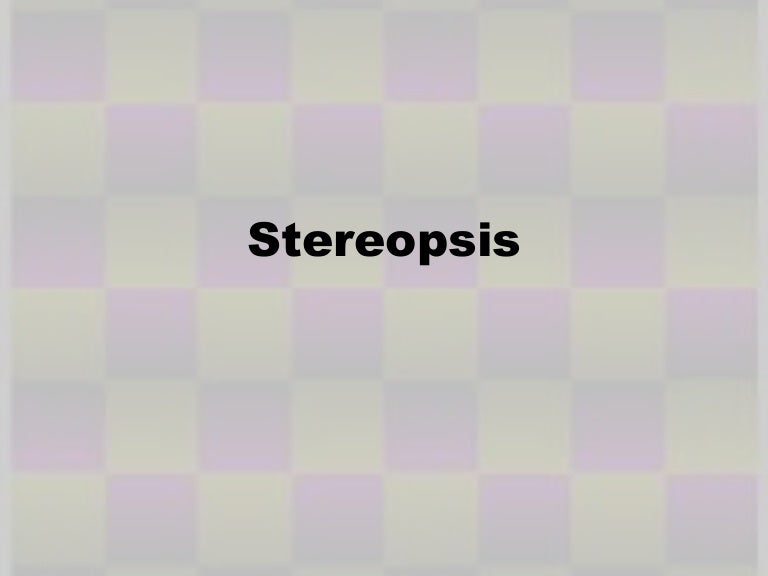 stereopsis history ,uses and charts